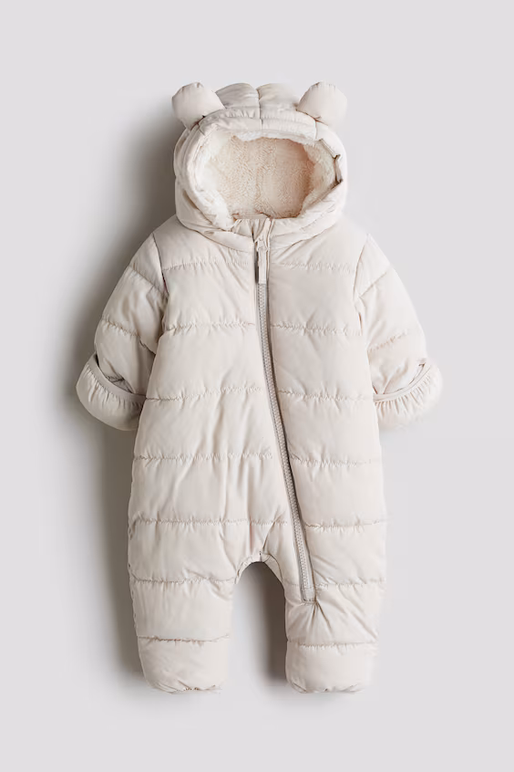 Костюм для снега с меховой подкладкой