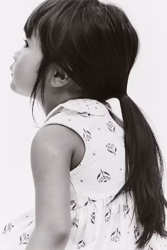 Платье из джерси с воротником