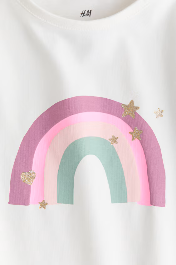 Свитер из джерси с принтом