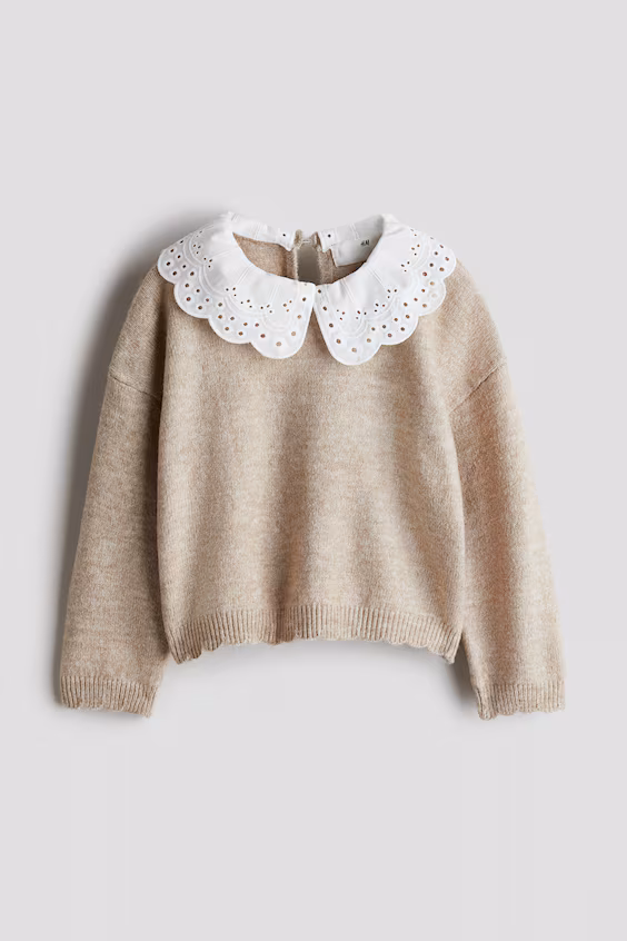 Свитер с круглой горловиной