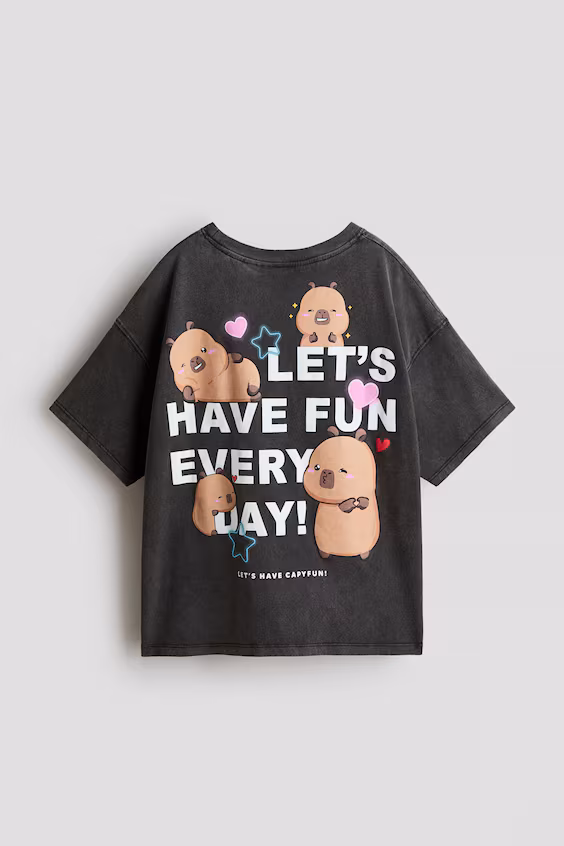 Футболка с принтом