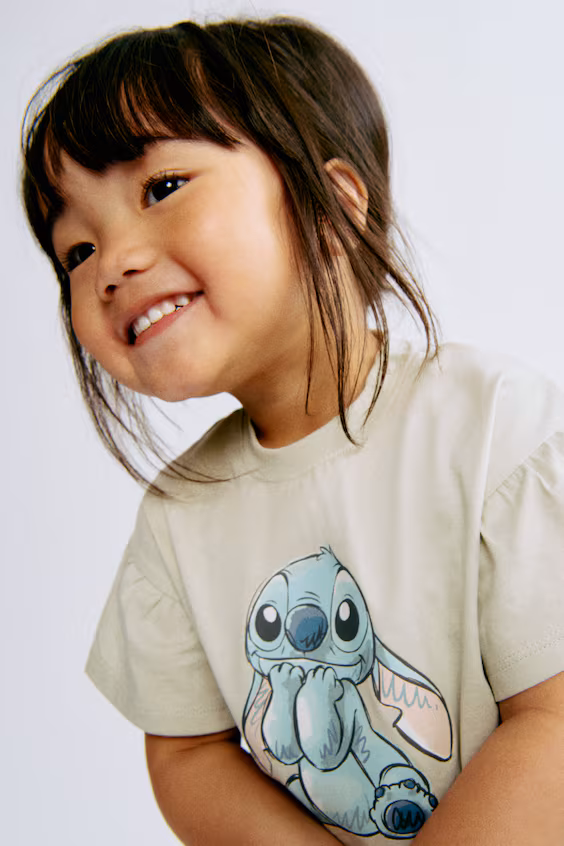 Комплект из 2 хлопковых предметов с принтом