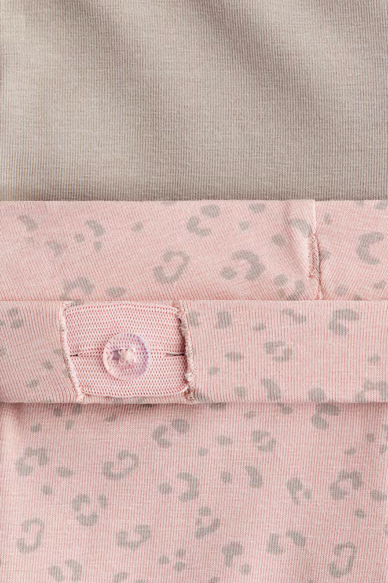 Набор из 2 леггинсов из джерси с расклешённым низом