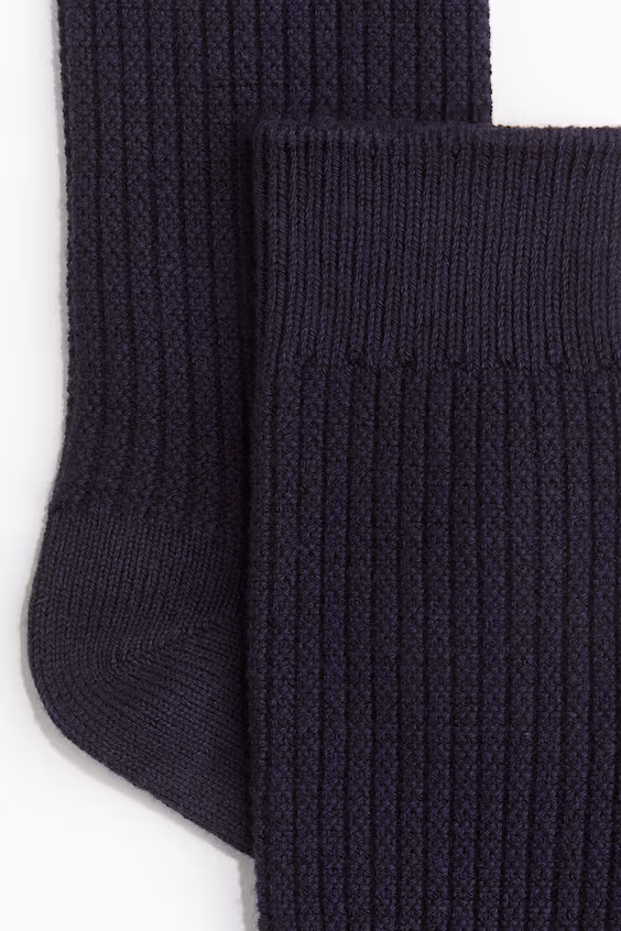 Носки в рубчик