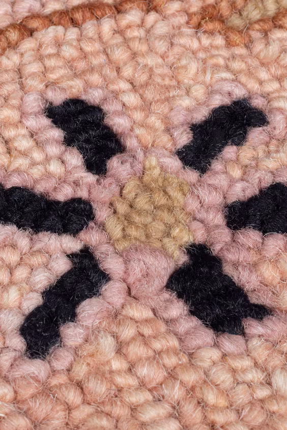 Ковер из шерсти традиционный цветок блоссом