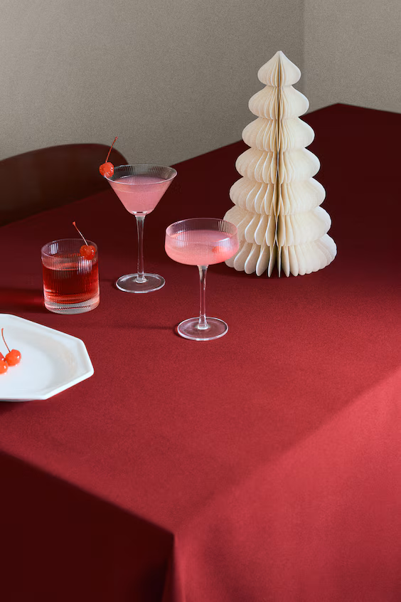 Большое декоративное украшение в форме елочки из бумаги h&m