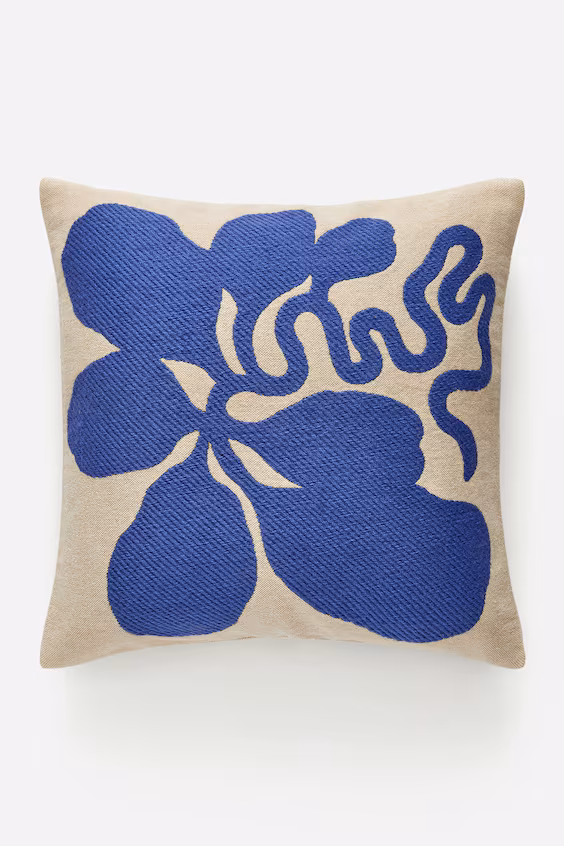 Наволочка из хлопка и шерсти 50 х 50 см