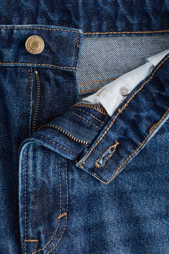 Джинсы прямого кроя h&m