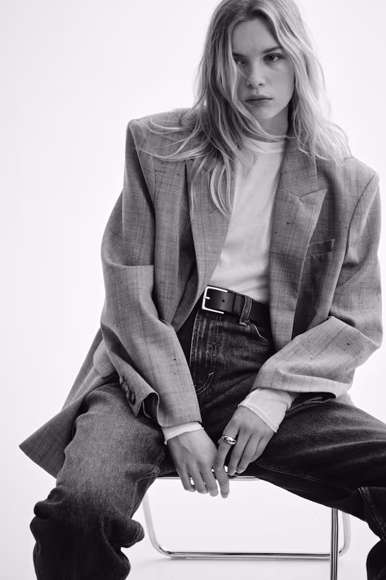 Джинсы прямого кроя h&m