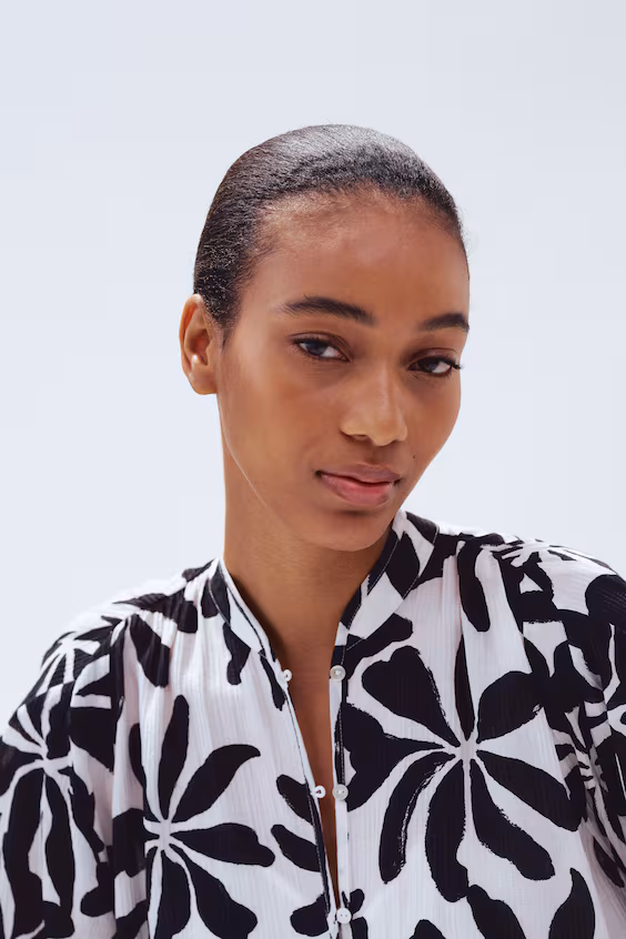 Оверсайз платье из мятой ткани