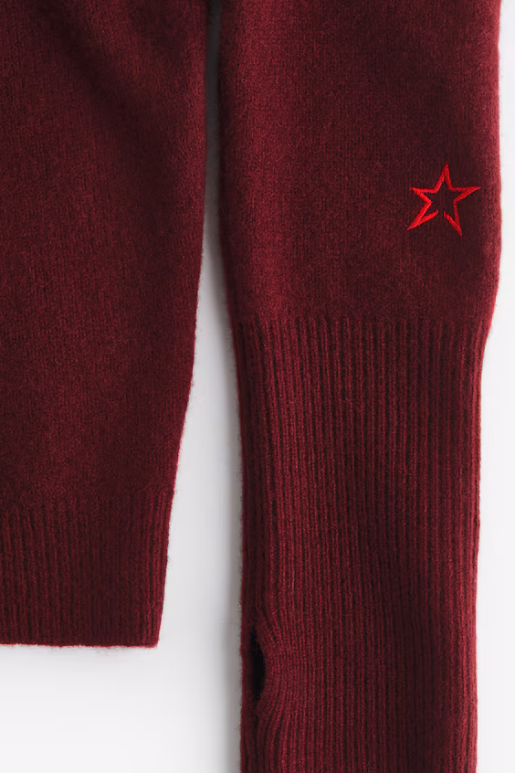 Свитер из шерсти с примесью