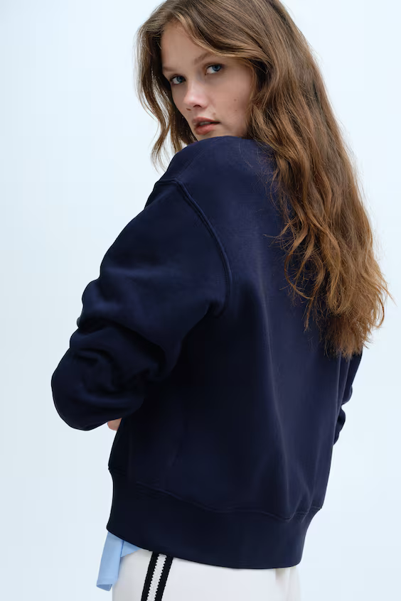 Свитшот с застежкой на молнии