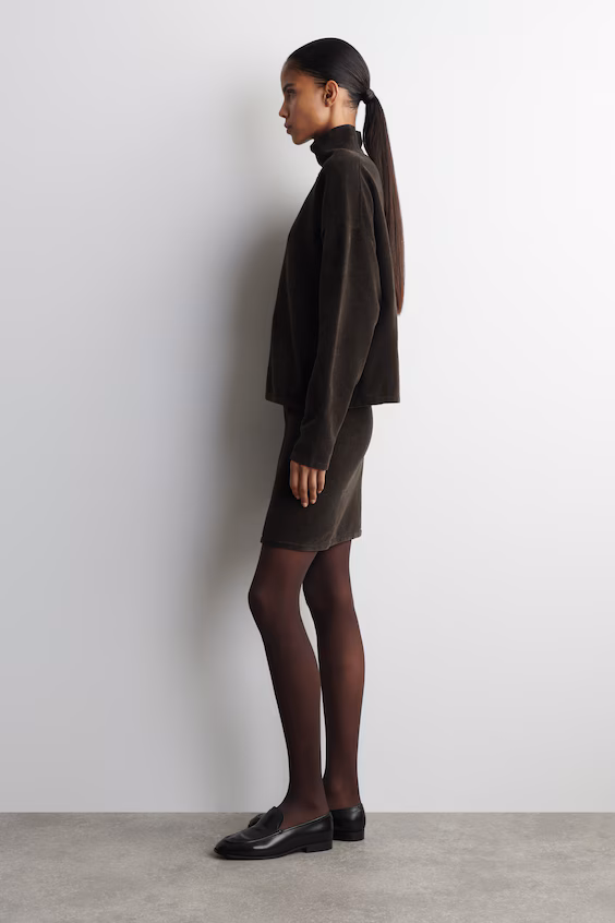 Мини-юбка из шениля