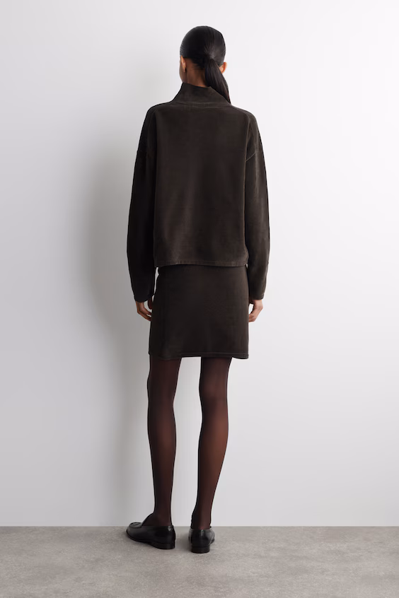 Мини-юбка из шениля