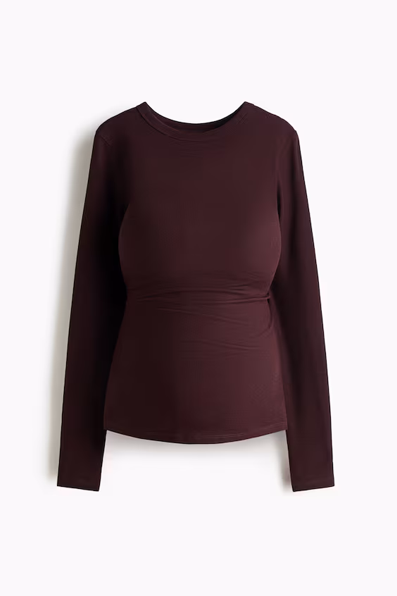 Свитер для беременных из ребристого джерси h&m mama