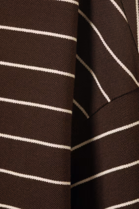 Поло из хлопка с длинным рукавом