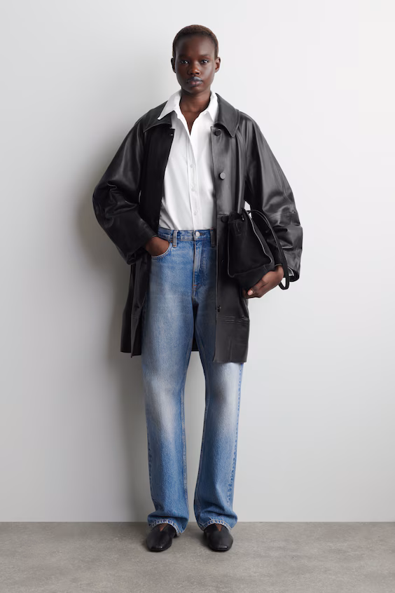 Рубашка из хлопка комфортного кроя