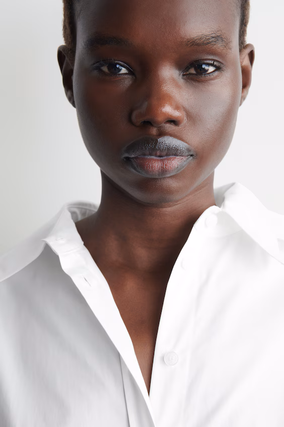 Рубашка из хлопка комфортного кроя