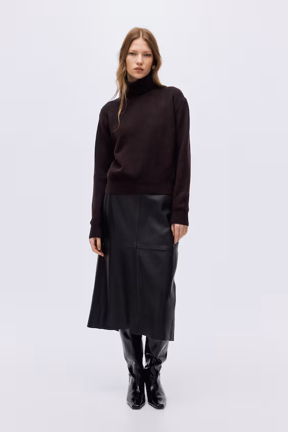 Водолазка с высоким воротником