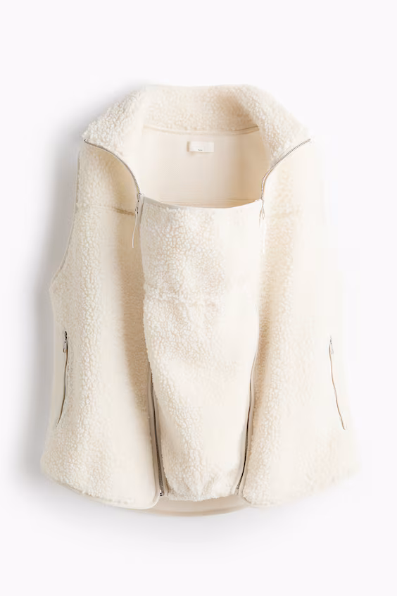 Mama жилет из мягкого меха before & after