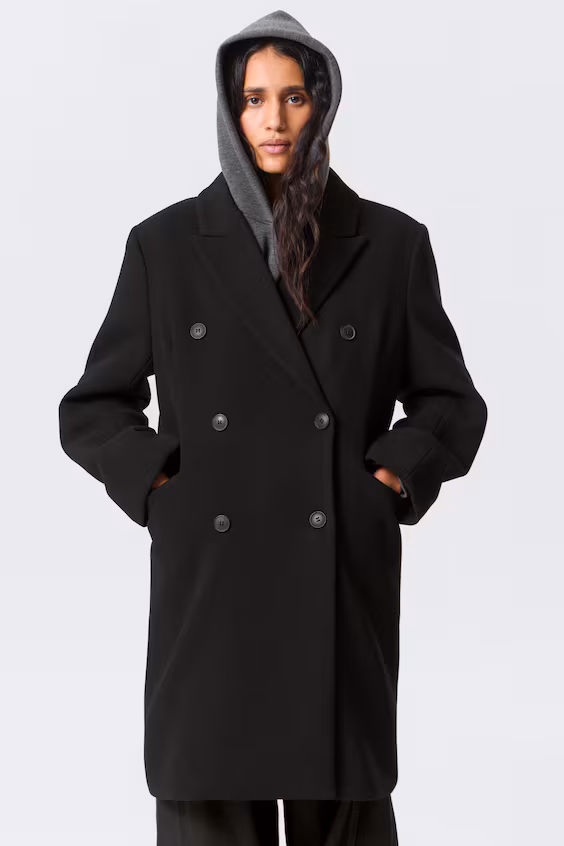 Пальто логан до колена из шерстяной смеси