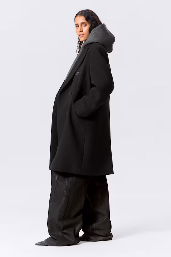 Пальто логан до колена из шерстяной смеси