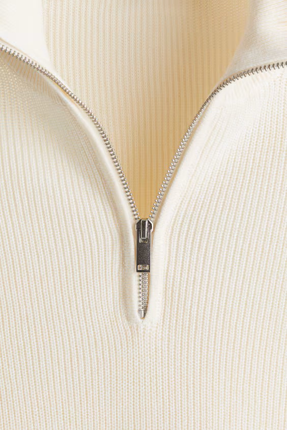 Свитер с молнией regular fit