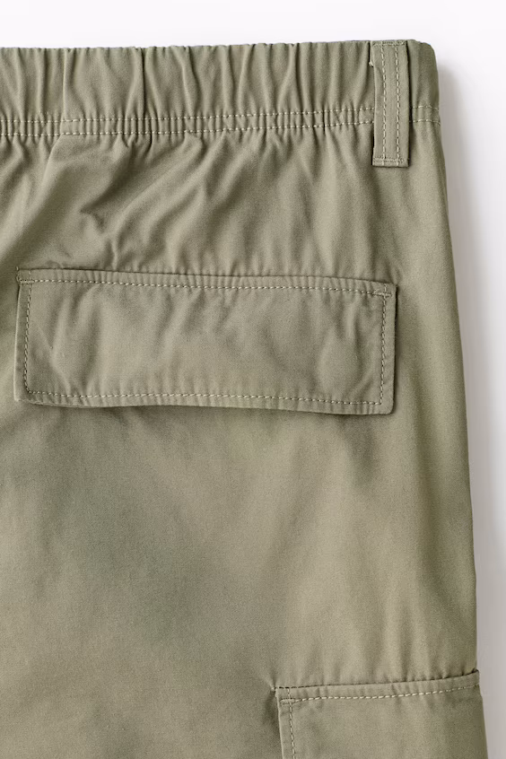 Брюки карго из хлопка свободного кроя