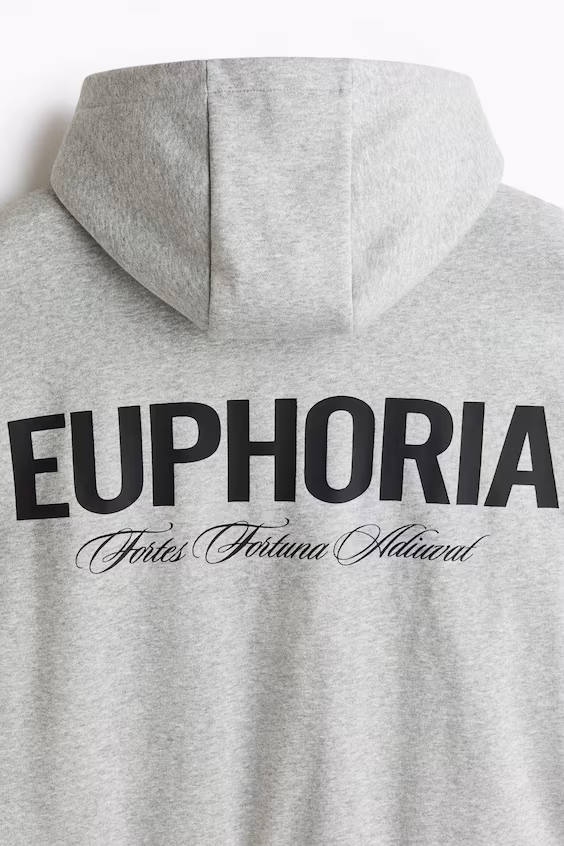 Толстовка с капюшоном свободного кроя