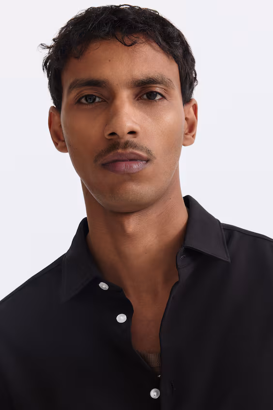 Рубашка slim fit с четырехсторонним растяжением