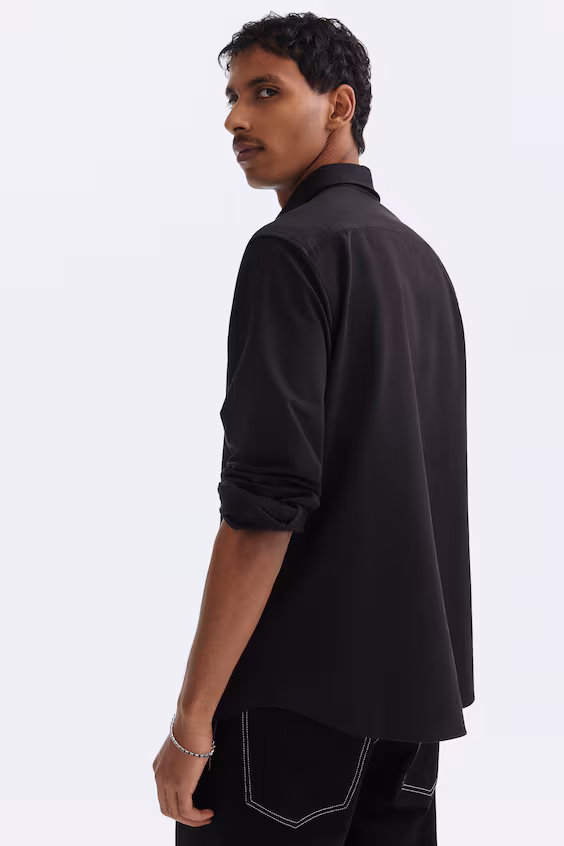 Рубашка slim fit с четырехсторонним растяжением