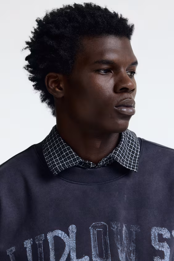 Худи с принтами oversized fit