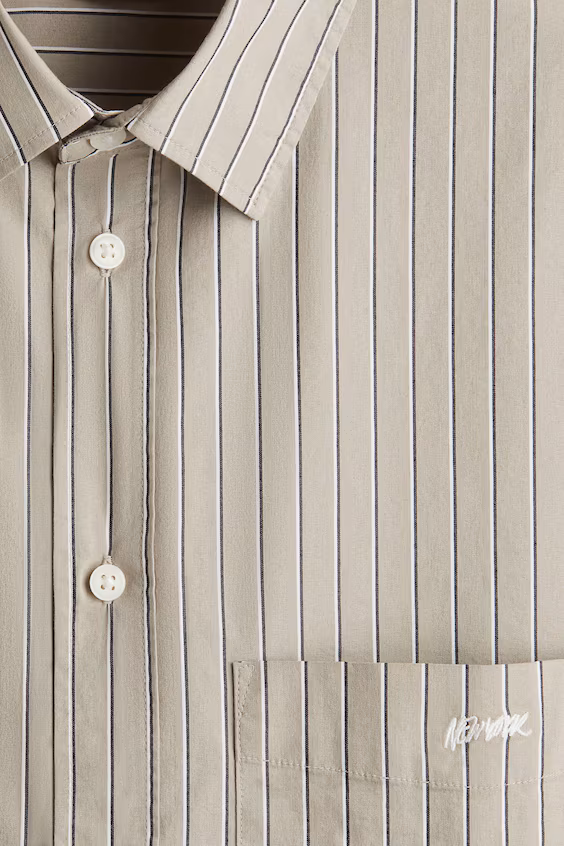 Рубашка из поплина loose fit