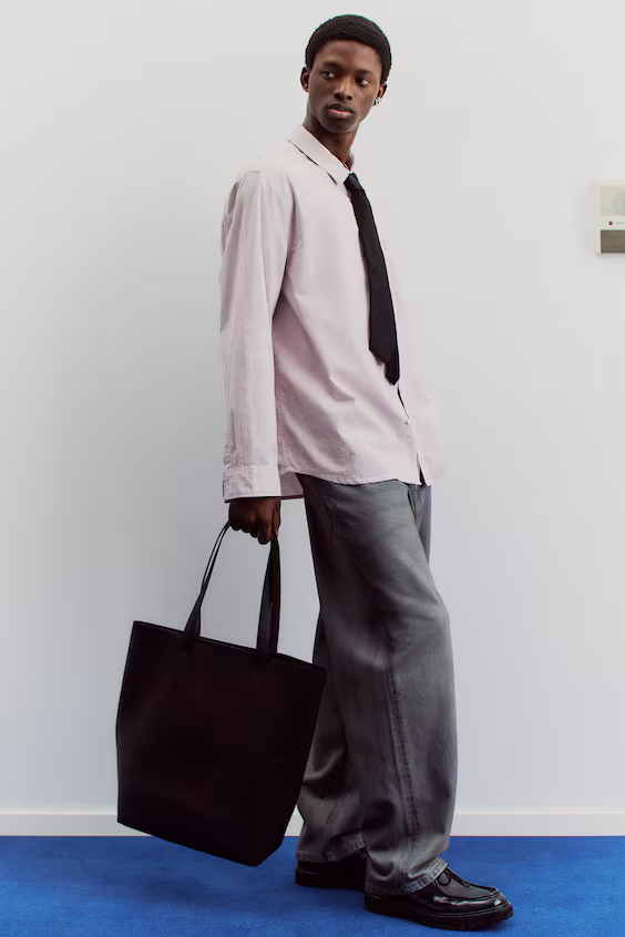 Рубашка в складку oversized fit