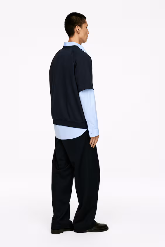 Свитшот с коротким рукавом