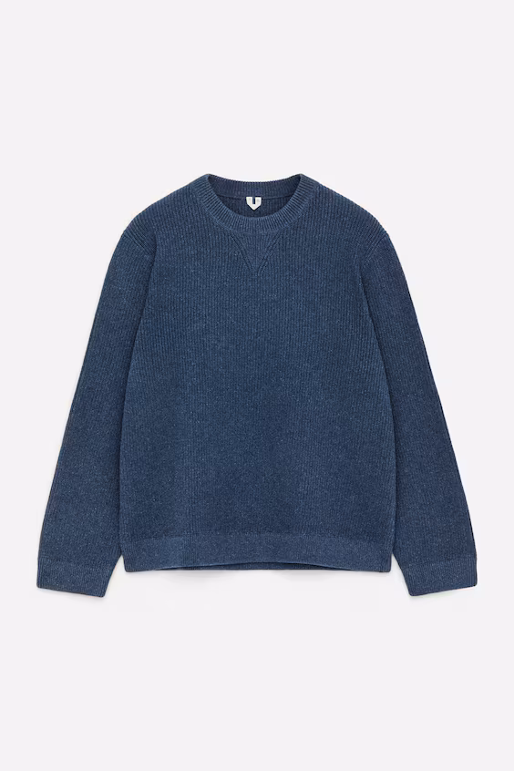 Хлопковая и льняная свитер