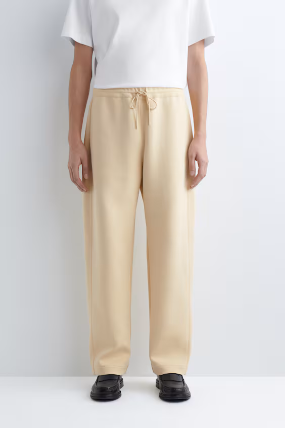 Брюки джоггеры с широкими ногами, стильное плавание