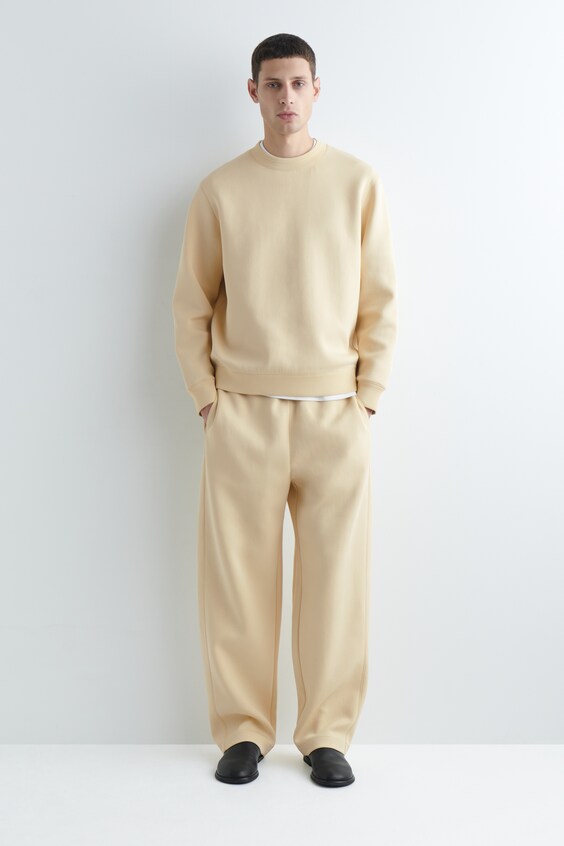 Брюки джоггеры с широкими ногами, стильное плавание