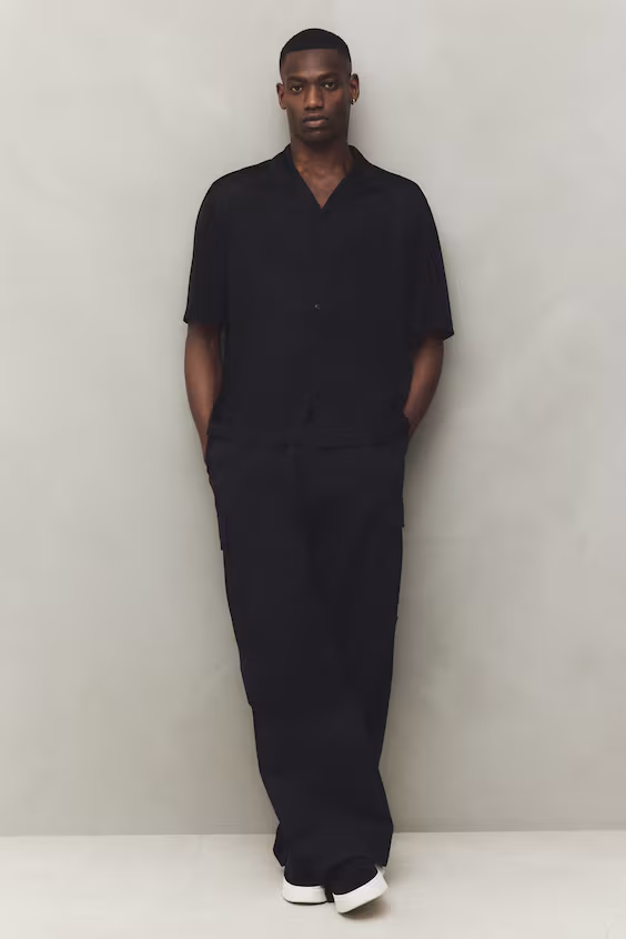 Брюки loose fit cargo