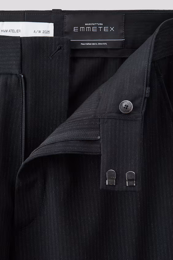 Брюки cargo из шерстяной смеси