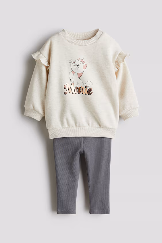 Комплект из 2 предметов с принтом