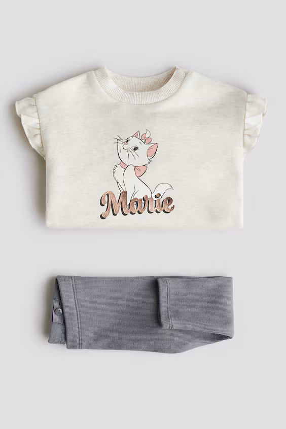 Комплект из 2 предметов с принтом