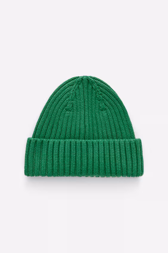 Шапочка для младенцев из рубчиковой ткани