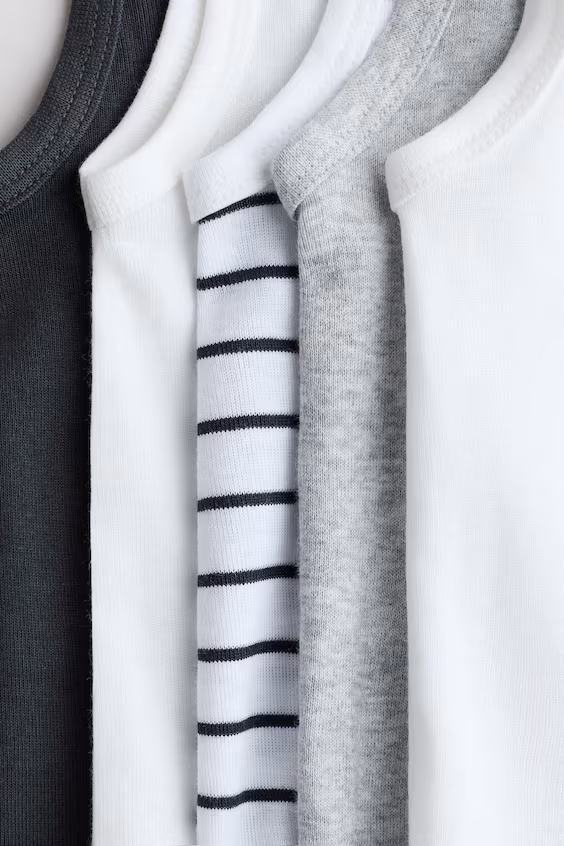 Набор из 5 боди из хлопка