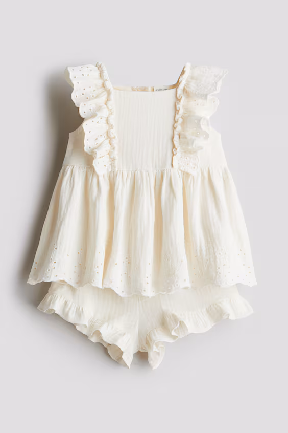 Комплект из 2-х штук из хлопковой муселина