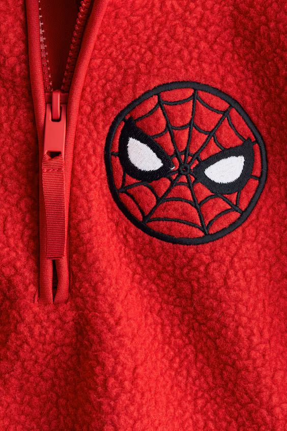 Плюшевый свитшот с молнией