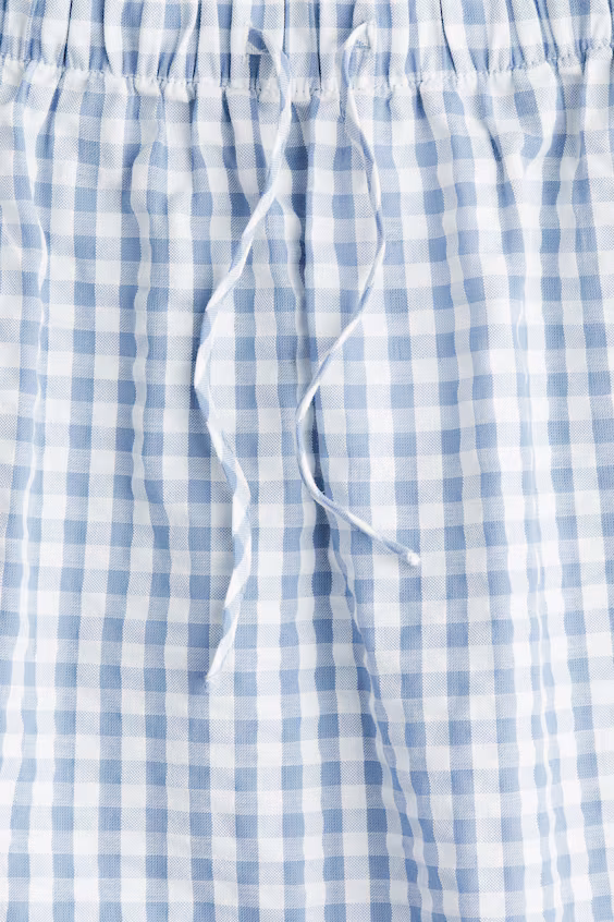 Юбка из хлопка с секциями в складку