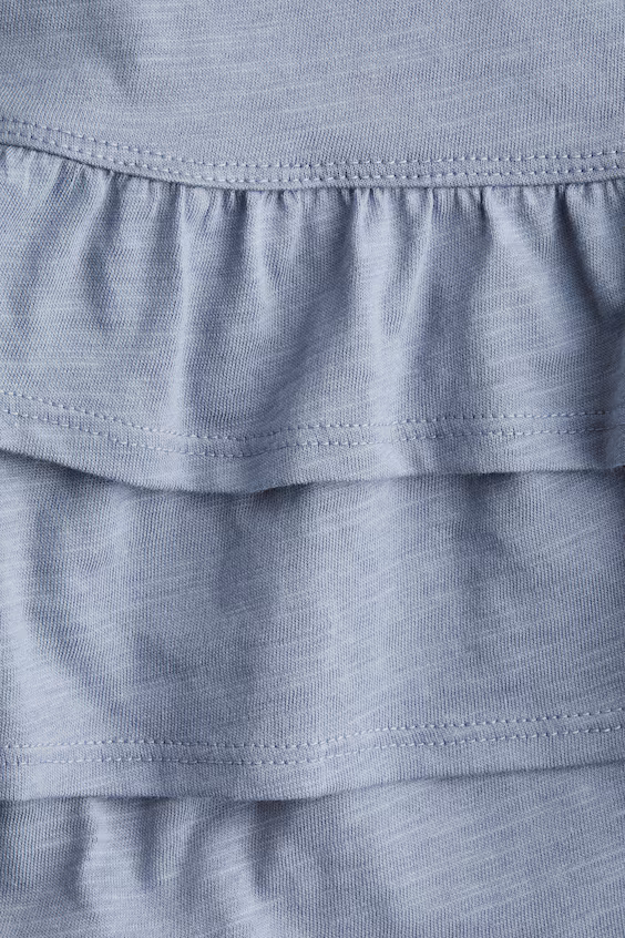 Юбка с оборками из джерси