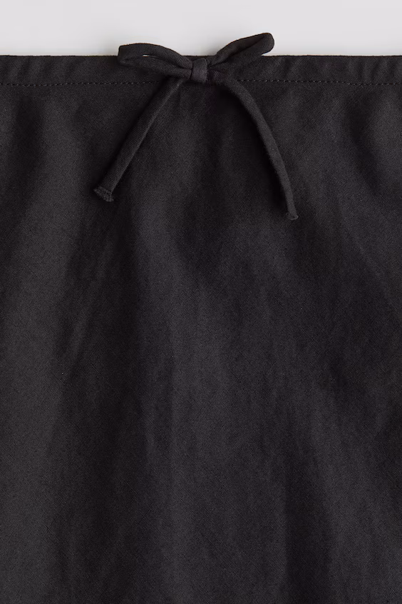 Юбка из смеси льна h&m