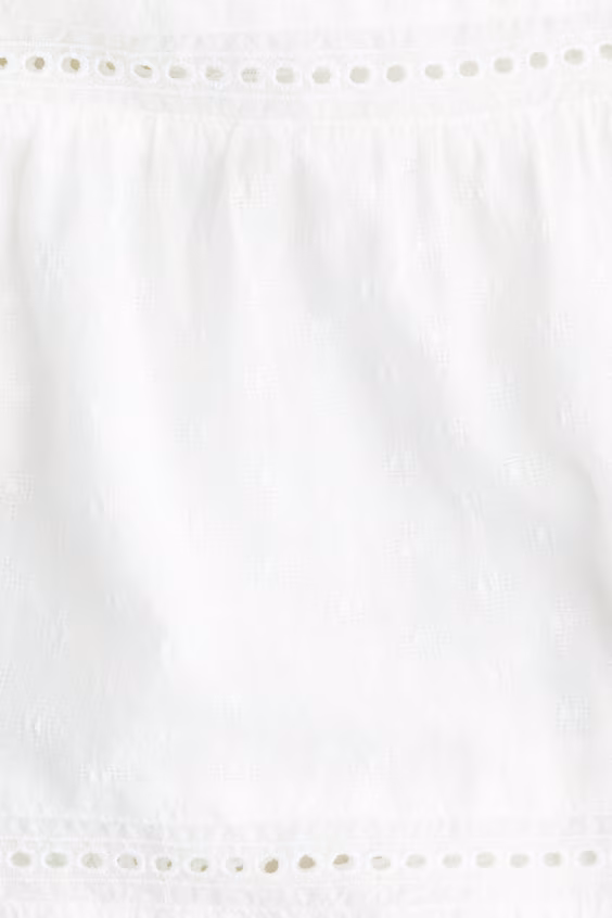 Юбка из хлопка с секциями складок